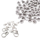 D-Rings with Double Cap Rivets - (Pack of 100)